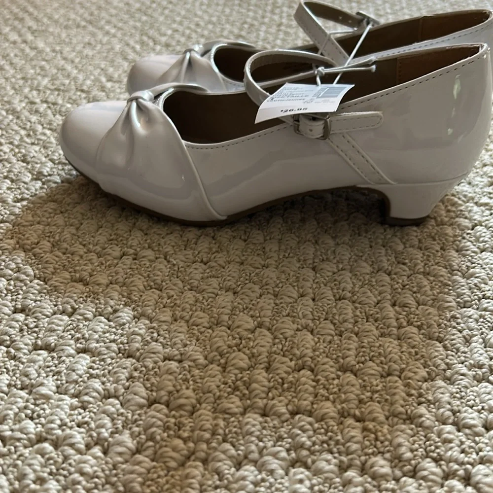 Children’s Place white Patent Leather Shoes